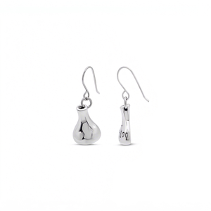 Pendientes Colgantes de Plata de Ley 925 Personalizados con Forma de Frasco de Poción del Amor, Joyería de Moda Hecha a Mano, Regalo para Mujer, Pendientes con Forma de Frasco de Química - Product Image 1
