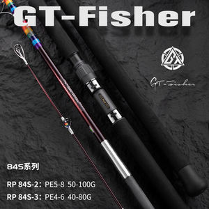 Canne à pêche ECOODA GT-FISHER Series Rainbow RP 8'4\" pour la pêche au thon, poids de l'appât 40-100g, canne à pêche spinning, puissance de freinage 20KG, canne à pêche pour gros poissons - Product Image 2