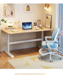 Bureau d'étude pour enfants en bois massif au design moderne Bureau d'ordinateur de bureau simple Chaise adaptée aux <span class=keywords><strong>étudiant</strong></span>s pour le ménage et l'école - Product Image 6