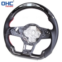 Volant à LED Ohc Motor pour Volkswagen VW Golf 7 Golf7 Mk7 GTI 7 R Golf 7 R DSG en Fibre de Carbone