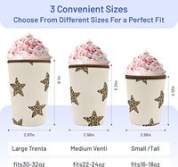Manchons de tasse à café réutilisables, isolés, imperméables, en néoprène, antidérapants, durables, personnalisés pour boissons chaudes et froides, impression par sublimation