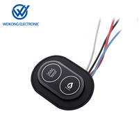 Contrôleur de température double en silicone avec fonctions de chauffage et de massage pour domotique, indice IP67, 2A