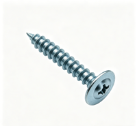 Vis autotaraudeuse à tête cylindrique, à tête fendue, à tête Phillips pour le bois.