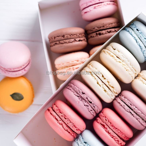 paper package Food grade folding paper box bakery cookie macaron cake luxury boxes for donuts boite a gateau