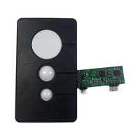 Transmisor RF para Puerta de Garaje Superheterodino con Código de Prevención Colone y Control Remoto con Código Variable/Aprendizaje, 4 Botones, Alcance de 100 m