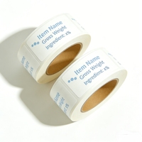 Étiquettes autocollantes imperméables en vinyle pour flacons en verre de 2 ml, 5 ml, 10 ml, pour emballage de peptides