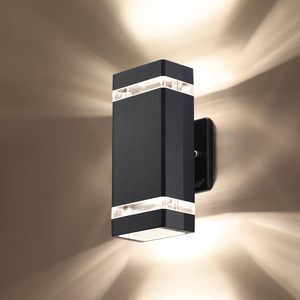 Square <b>Lights</b> Aluminum Waterproof LED Outdoor Wall <b>Sconce</b> IP65 3-Year Warranty 3000K/4000K/6000K Color Temperature for Garden - Product Image 1