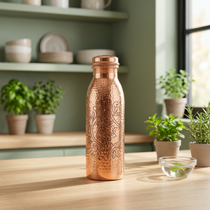 ขวดน้ำทองแดง ดีไซน์แบบจีนโบราณ พกพาสะดวกสำหรับการเดินทาง - Product Image 4