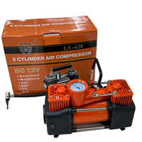 Pompe à air automatique pour voiture à 2 cylindres, gonfleur de pneus, pompe à air pour vélo, moto, voiture, compresseur universel pour voiture