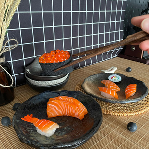 Sushi-Lebensmittel-Replika-Set Nigiri Maki Gunkan Lachs Harz-Miniatur Künstliches Lebensmittel-Muster Restaurant-Dekoration Spielzeug Heim-Deko - Product Image 6
