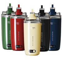 Nouvelle Tasse à Café Intelligente en Acier Inoxydable avec Mélangeur Électrique Magnétique Automatique, Tasse à Mélanger Soi-même USB