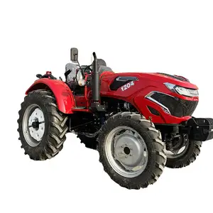 Tracteur tondeuse à gazon en chine 4x4 tracteur compact pelle rétro mini chargeuse sur pneus yuchai moteur tracteur chargeur frontal