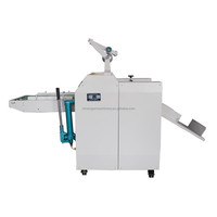 Machine à plastifier les papiers double face SWFM390C, plastifieuse à chaud, plastifieuse hydraulique