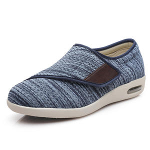 รองเท้าเดินสำหรับผู้สูงอายุในฤดูหนาว ทำจากหนังแท้นุ่ม พร้อมแผ่นรองรับแรงกดที่ช่วยลดแรงกดทับ และพื้นรองเท้าด้านนอกทำจากยางกันลื่น สำหรับผู้ชาย - Product Image 5