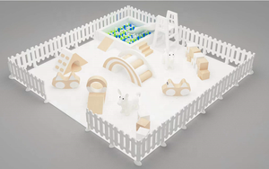 Parco <span class=keywords><strong>giochi</strong></span> <span class=keywords><strong>per</strong></span> <span class=keywords><strong>bambini</strong></span> soft play set attrezzatura bianca e grigia parco <span class=keywords><strong>giochi</strong></span> all'aperto pacchetto soft play <span class=keywords><strong>per</strong></span> <span class=keywords><strong>bambini</strong></span> - Product Image 4