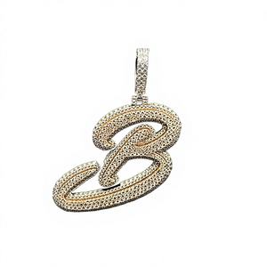 Pendentif en diamant glacé de style piège en acier inoxydable personnalisé - Product Image 1