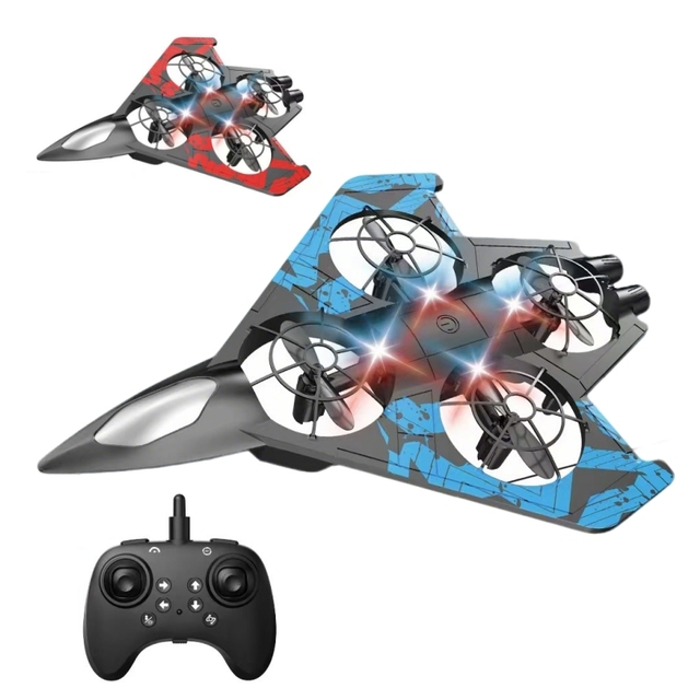 YT EN71 CE 2.4G Rc Drone 360 Stunt Plane Jet Fighter Helicopter Airplanes Planes Flying Toy with LED Lights