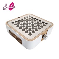 Extracteur de poussière d'ongles sans balais économique 60W, aspirateur haute puissance avec bouton de vitesse réglable pour manucure