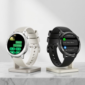 Reloj Inteligente NFC AI Watch 5 con Respuesta a WhatsApp y Telegram, Llamadas Telefónicas, Pantalla AMOLED Redonda <span class=keywords><strong>de</strong></span> 1.32', GPS, Monitor <span class=keywords><strong>de</strong></span> Ritmo Cardíaco y Presión Arterial - Product Image 1