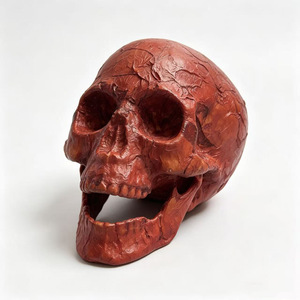 Decorazione Realistica Teschio di Halloween 2026 con Mascella Mobile, Testa di Scheletro Pirata per Casa Stregata, Escape Room, Feste a Tema - Product Image 4