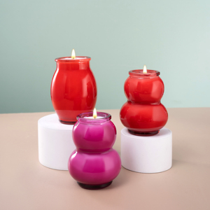 Recipiente de Cera de Soja Resistente ao Calor, Frasco de Vidro Redondo de Luxo Vazio para Fabricação de Velas por Atacado - Product Image 6