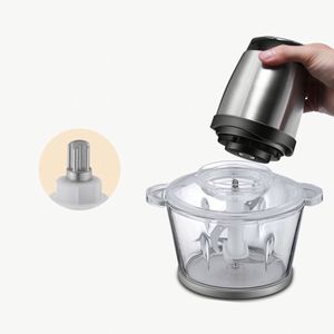 <span class=keywords><strong>Hachoir</strong></span> à viande électrique en acier inoxydable de qualité supérieure 300W, capacité 4L, moteur en cuivre, classe d'efficacité énergétique, pour usage domestique et automobile - Product Image 2