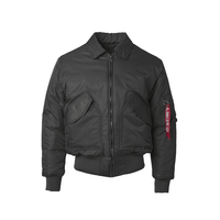 CWU/45P Blouson aviateur en nylon épais de haute qualité pour hommes hiver vert noir rembourré veste de vol de pilote coupe-vent