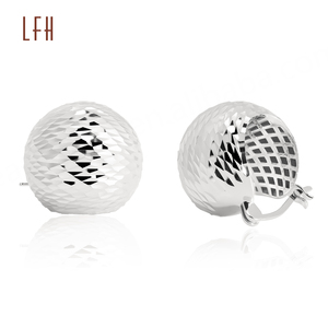 LFH ต่างหูทองคำแท้แท้18K เครื่องประดับต่างหูสำหรับงานแต่งงานงานหมั้นของเจ้าสาวต่างหูทองคำ18K ประดับทองแท้ - Product Image 3