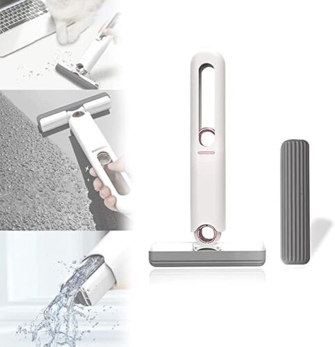 2023 новая ручная моющаяся настольная моющаяся мини-швабра, безручная губчатая швабра, портативная самосжимающющаяся мини-Швабра