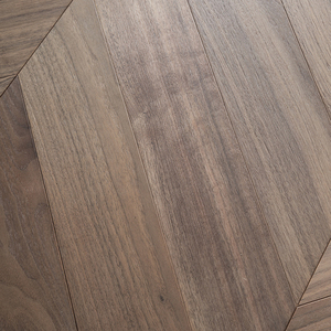 Parquet en noyer noir multicouche brossé AVANTIMORA, classe AB, antimicrobien, avec système T&G, 15 mm, motif arête de poisson, pour maison et bureau - Product Image 2