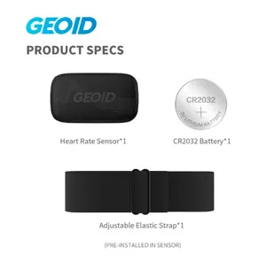 GEOID HS500スポーツフィットネス心拍数モニターチェストストラップBleANT IP67サイクリングレーシングチェストストラップ用センサー