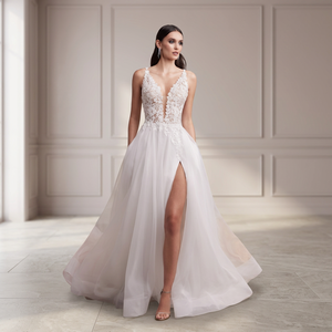 Robe de soirée cocktail sans manches, épaules dénudées, florale, coupe trapèze, antistatique, longueur ras du sol, brodée, ornée de perles et de paillettes, élégante - Product Image 5