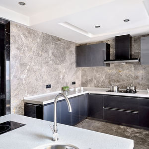 الأمريكية الحديثة الأسود عالية خشب لامع جزيرة كابينات مطبخ معيارية - Product Image 4