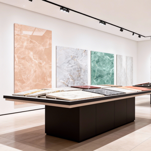 Carreaux muraux en porcelaine rustique antibactériens écologiques durables à texture d'eau courante pour les projets de villas, d'appartements et d'hôtels - Product Image 3