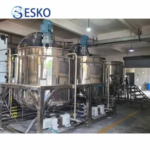 ESKO SUS316 Stainless Steel Shampoo Detergent Stirring Machine For Liquid Soap Production Line