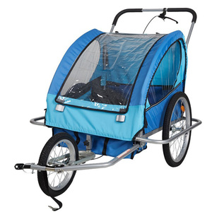 Convient à la plupart des vélos Installation facile vélo vélo Wagon Cargo <span class=keywords><strong>remorque</strong></span> trois roues transport Pet vélo enfants <span class=keywords><strong>remorque</strong></span> - Product Image 2