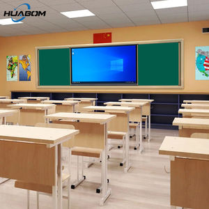 Escuela enseñanza verde tablero de escritura <span class=keywords><strong>multimedia</strong></span> interactivo push pull <span class=keywords><strong>pizarra</strong></span> para el aula - Product Image 3
