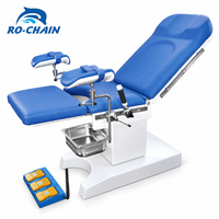 Accessoires standard complets : support pour les jambes, poignée, pédale en acier inoxydable, prise de courant, table de chirurgie gynécologique