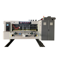 Machine à rainurer à alimentation par le bord 1628 à 6 couleurs, empilage automatique pour la fabrication de boîtes en carton ondulé, faible taux de défaillance, ISO, facile à utiliser
