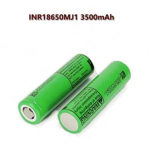 100% מקורי INR18650 MJ1 3.7V <span class=keywords><strong>3500mAh</strong></span> 10A סוללת ליתיום נטענת בעלת פריקה גבוהה במצב מוצק 500 מחזורי טעינה קתודה LiNiMnCoO2 - Product Image 2
