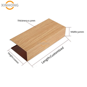 Decoración interior Techo suspendido Deflector de onda de aluminio ignífugo Techo exterior - Product Image 3