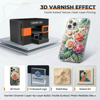 Printer Inkjet UV DTF Mini A3 Baru Resolusi 600dpi Flatbed Otomatis Flex Eggshell Kepala Cetak I3200 untuk Bahan Cetak Tinta UV