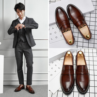 Chaussures en cuir pour hommes, vente chaude, respirantes, décontractées, nouveau design, Zapatos De Cuero