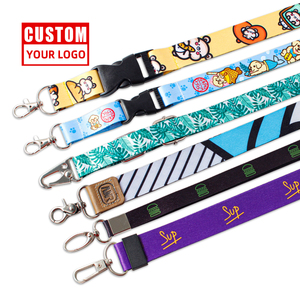 Bán nóng tùy chỉnh in dây buộc giá rẻ nhất hoàn toàn tùy chỉnh dây buộc với chủ thẻ - Product Image 5