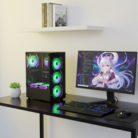 Caja de PC para Juegos Personalizada Pcooling, Caja de Ordenador Blanca, Caja de PC Vacía Tipo Cubo, Caja de PC para Juegos ITX