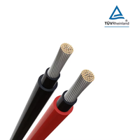 TÜV-Zertifizierung PV1-F 4mm2 Solar-Photovoltaik-Stromerzeugungssystem Spezieller Verzinnter Kupferdraht und -kabel