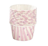 Papier sulfurisé pour muffins avec bordure dorée ou argentée personnalisée, résistant aux hautes températures, pour la pâtisserie, les aliments pour bébés, les cupcakes