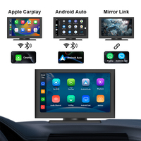 Maustor Excellent Écran Carplay Universel Sans Fil de 6.86 Pouces avec Navigation GPS Double Caméra Moniteur de Voiture Portable Carplay