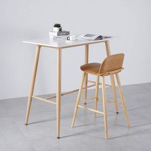 Fournisseur de tables et chaises de bar modernes nordiques <span class=keywords><strong>pour</strong></span> cafés, tables de bar à pieds hauts, tables de salle à manger murales <span class=keywords><strong>pour</strong></span> <span class=keywords><strong>balcon</strong></span> et fenêtre à domicile - Product Image 3