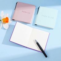 Werbegeschenk Anpassbares Taschen-Notizbuch mit Leder/PVC-Hardcover und Stift Umweltfreundlich Tragbar